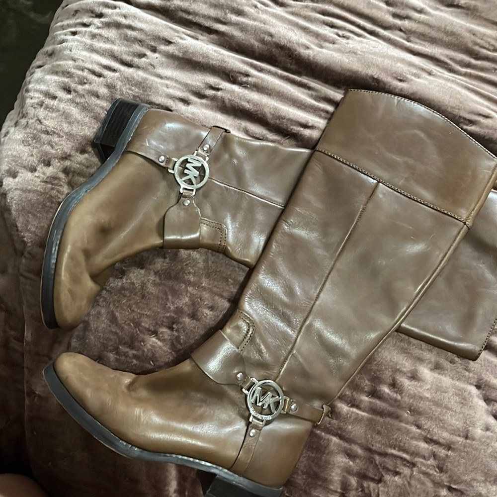 Michael Kors riding boots.